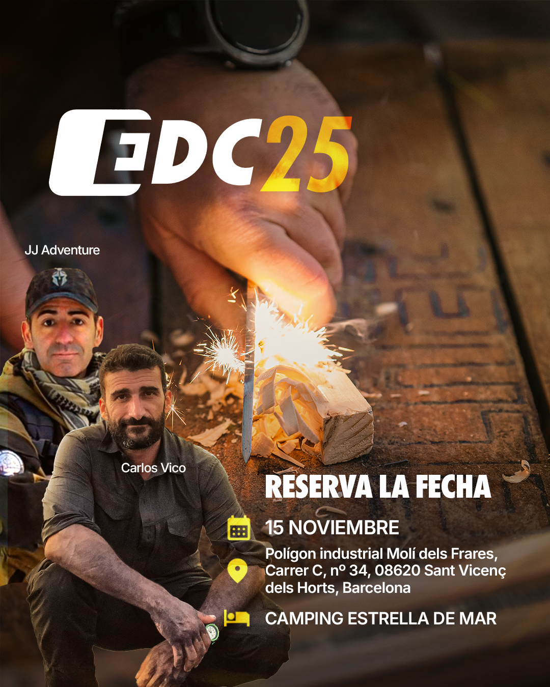 EDC25: Una Cita Imprescindible para Aficionados al Everyday Carry y la Supervivencia